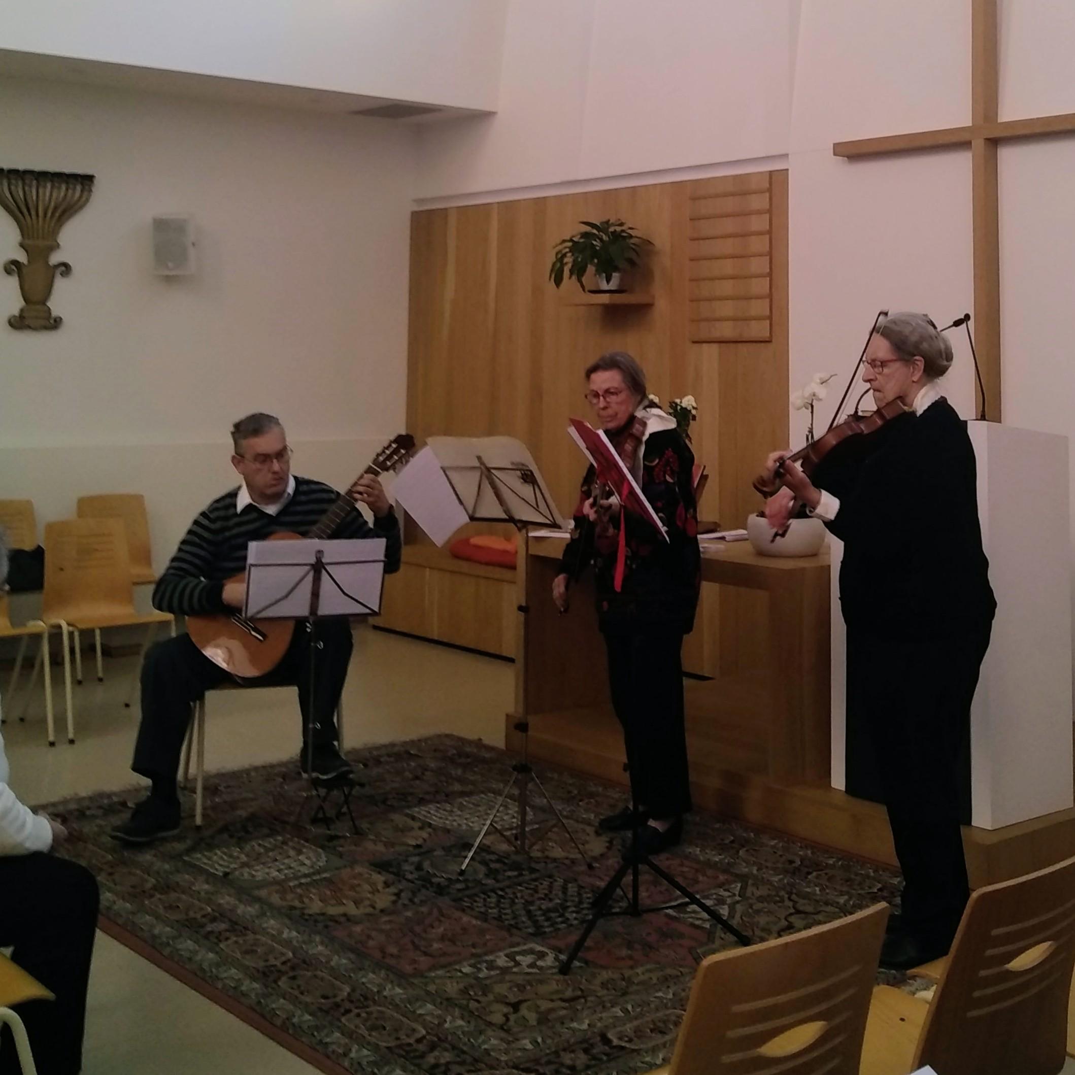 Trio 2 violons, guitare 11 02 2023